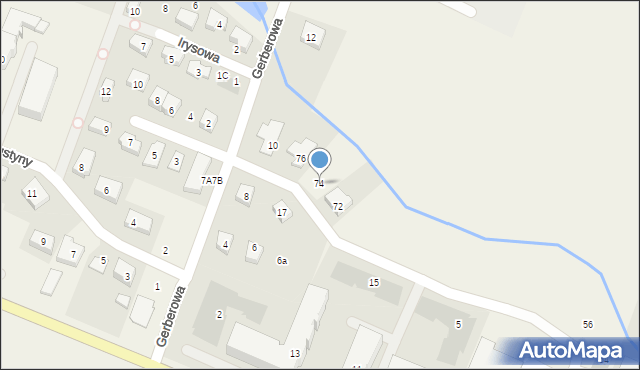 Rotmanka, Bajki, 74, mapa Rotmanka