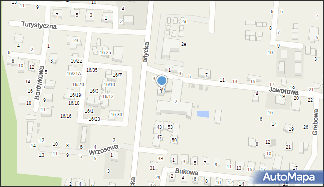 Rowy, Bałtycka, 41, mapa Rowy