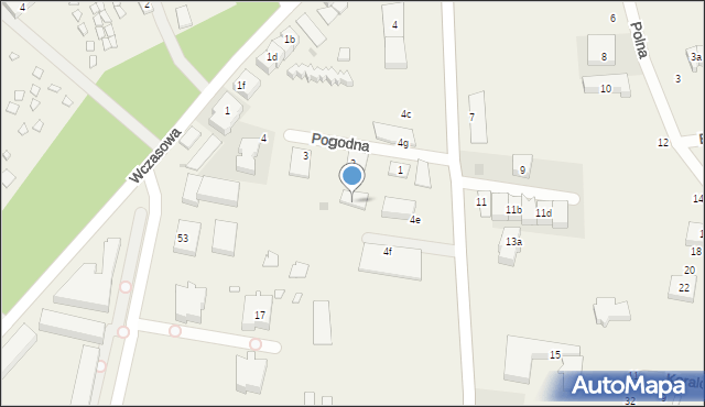 Rowy, Bałtycka, 4d, mapa Rowy