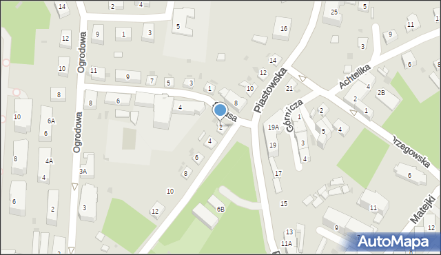 Ruda Śląska, Ballestremów, 2, mapa Rudy Śląskiej