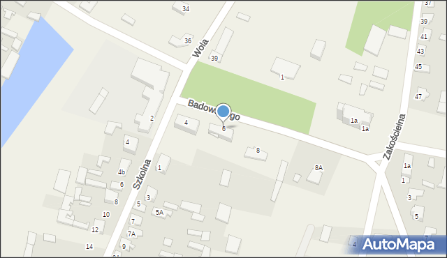 Rudka, Badowskiego Michała, ks. prał., 6, mapa Rudka