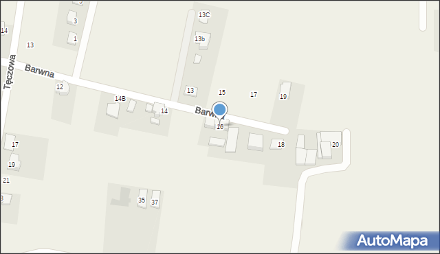 Rudziczka, Barwna, 16, mapa Rudziczka