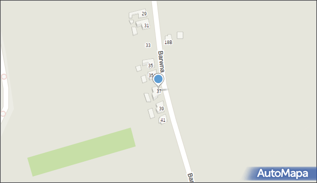 Rydułtowy, Barwna, 37, mapa Rydułtowy