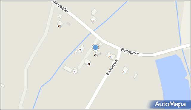 Rymanów, Bartoszów, 4a, mapa Rymanów
