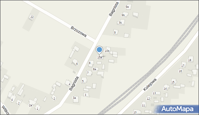 Rzerzęczyce, Bagnista, 10a, mapa Rzerzęczyce