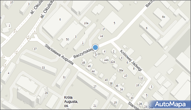 Rzeszów, Baczyńskiego Krzysztofa Kamila, 2, mapa Rzeszów