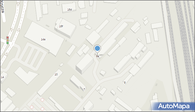 Rzeszów, Baczyńskiego Krzysztofa Kamila, 9a, mapa Rzeszów