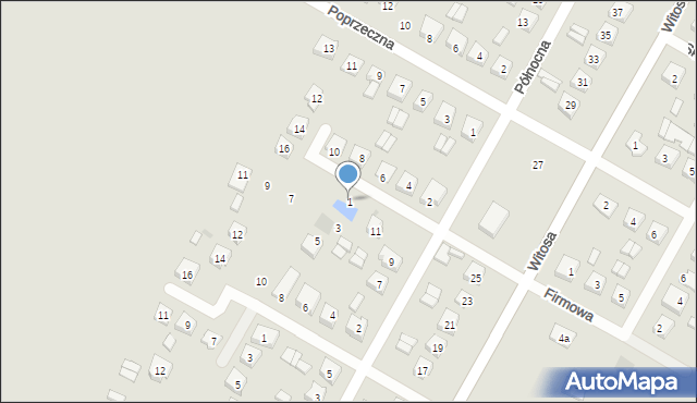 Sanniki, Bankowa, 1, mapa Sanniki