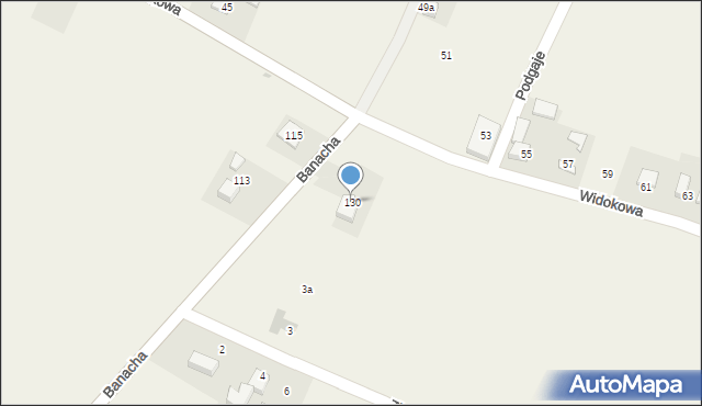 Sieciechowice, Banacha Tomasza, ks., 130, mapa Sieciechowice