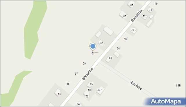 Sieciechowice, Banacha Tomasza, ks., 61, mapa Sieciechowice