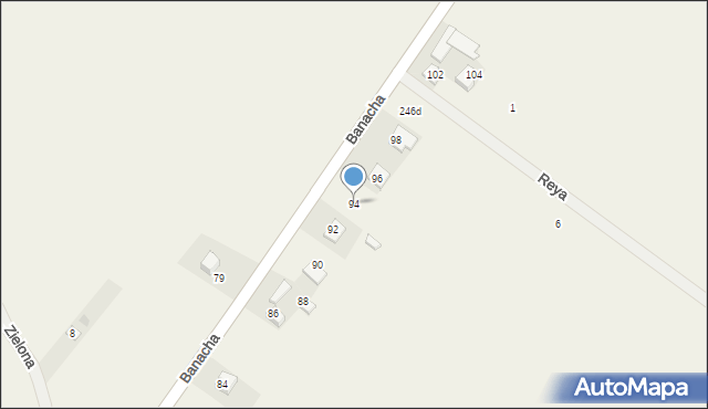 Sieciechowice, Banacha Tomasza, ks., 94, mapa Sieciechowice