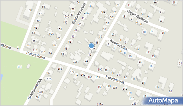 Siedlce, Bajkowa, 42A, mapa Siedlce