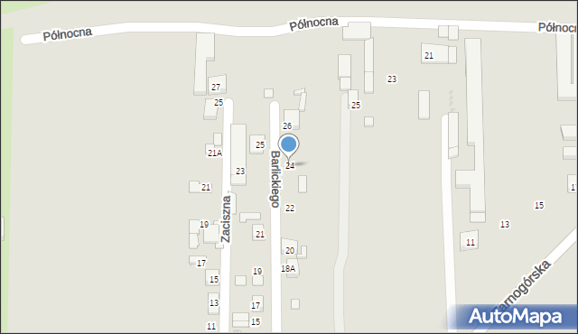 Siemianowice Śląskie, Barlickiego Norberta, 24, mapa Siemianowice Śląskie