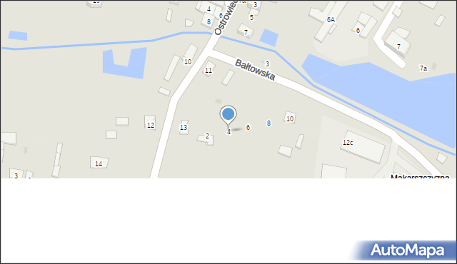 Sienno, Bałtowska, 4, mapa Sienno