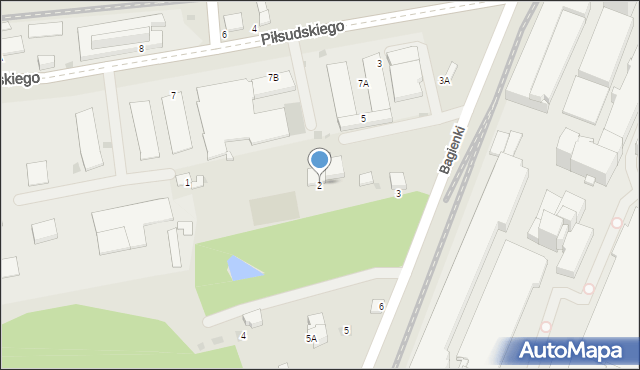 Skawina, Bagienki, 2, mapa Skawina