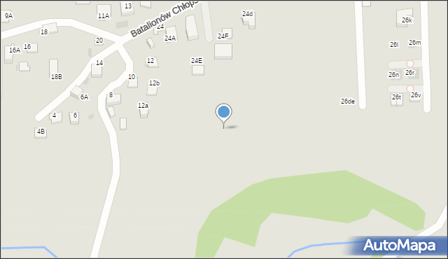 Skawina, Batalionów Chłopskich, 24m, mapa Skawina