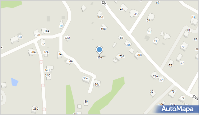 Skawina, Batalionów Chłopskich, 36e, mapa Skawina