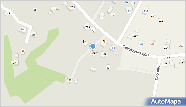 Skawina, Batalionów Chłopskich, 40A, mapa Skawina