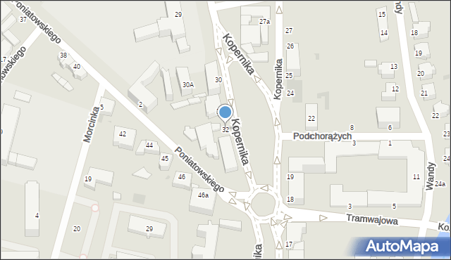 Słupsk, Bałtycka, 32, mapa Słupska