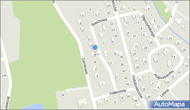 Sobótka, Basztowa, 16, mapa Sobótka