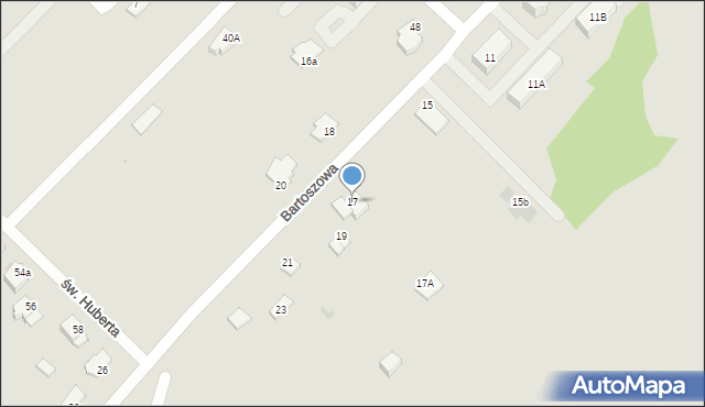 Sokołów Podlaski, Bartoszowa, 17, mapa Sokołów Podlaski