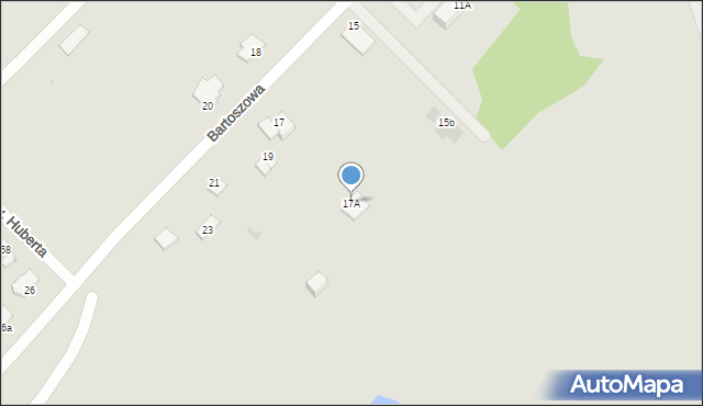 Sokołów Podlaski, Bartoszowa, 17A, mapa Sokołów Podlaski