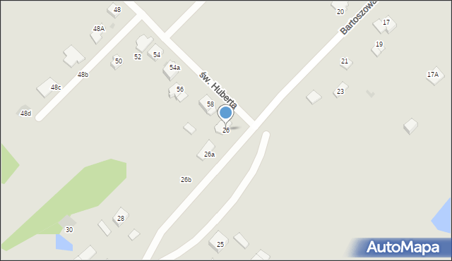 Sokołów Podlaski, Bartoszowa, 26, mapa Sokołów Podlaski