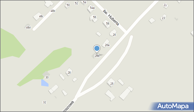 Sokołów Podlaski, Bartoszowa, 26b, mapa Sokołów Podlaski