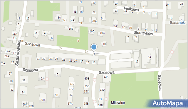 Sosnowiec, Baczyńskiego Krzysztofa Kamila, 3, mapa Sosnowca