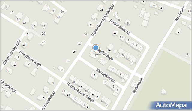 Środa Wielkopolska, Baczyńskiego Krzysztofa Kamila, 17, mapa Środa Wielkopolska