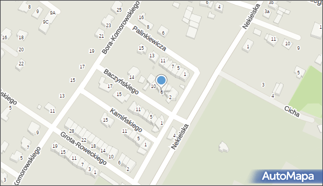 Środa Wielkopolska, Baczyńskiego Krzysztofa Kamila, 6, mapa Środa Wielkopolska