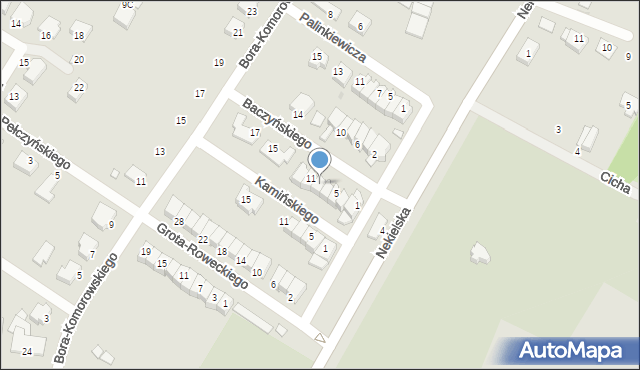 Środa Wielkopolska, Baczyńskiego Krzysztofa Kamila, 9, mapa Środa Wielkopolska