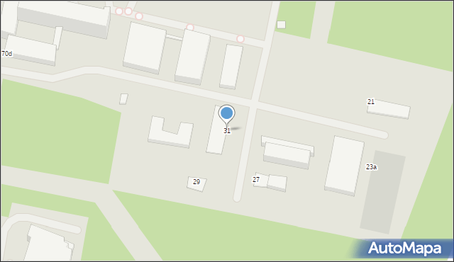 Starachowice, Batalionów Chłopskich, 31, mapa Starachowic