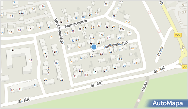 Starogard Gdański, Bądkowskiego Lecha, 12, mapa Starogard Gdański