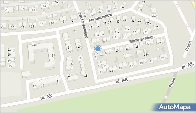 Starogard Gdański, Bądkowskiego Lecha, 4, mapa Starogard Gdański