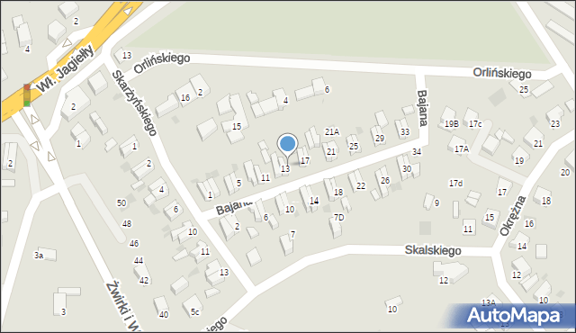 Starogard Gdański, Bajana Jerzego, 15, mapa Starogard Gdański