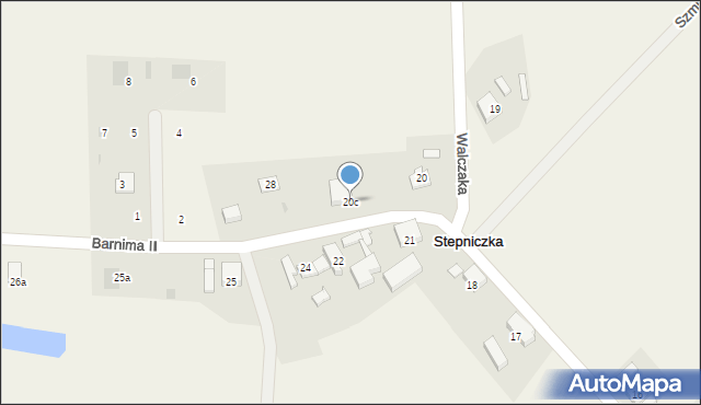 Stepniczka, Barnima II, 20c, mapa Stepniczka