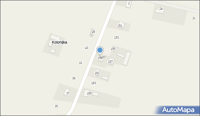 Strawczynek, Barytowa, 159, mapa Strawczynek