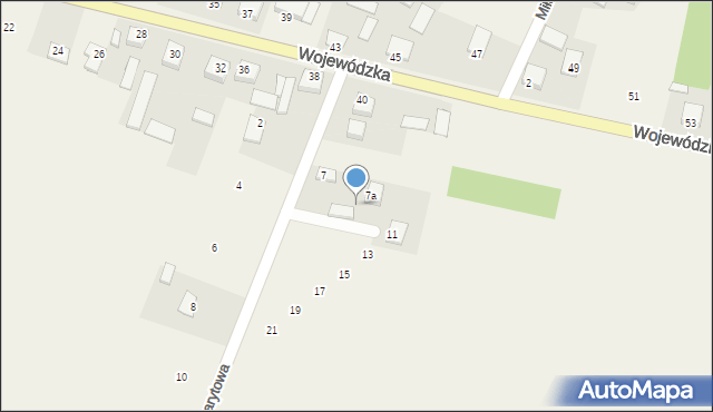 Strawczynek, Barytowa, 9, mapa Strawczynek