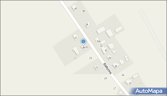Strzelno, Bałtycka, 25, mapa Strzelno