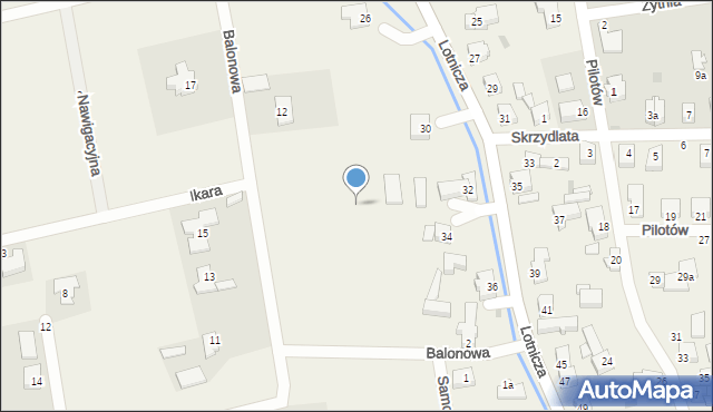 Strzyżewice, Balonowa, 8, mapa Strzyżewice