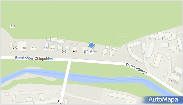 Sucha Beskidzka, Batalionów Chłopskich, 3, mapa Sucha Beskidzka