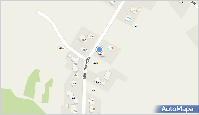 Suszec, Baranowicka, 31, mapa Suszec