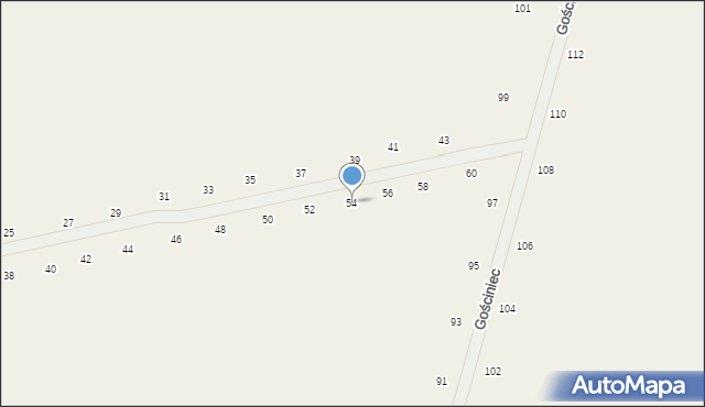 Suszno, Bazyliowa, 54, mapa Suszno