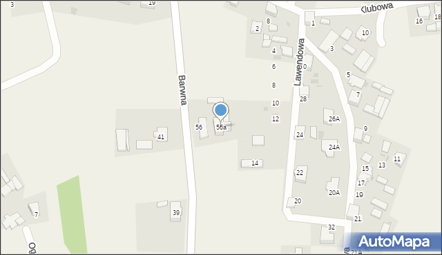Świerczyniec, Barwna, 56a, mapa Świerczyniec