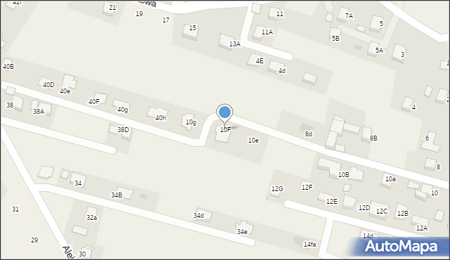 Świerklany, Basztowa, 10F, mapa Świerklany