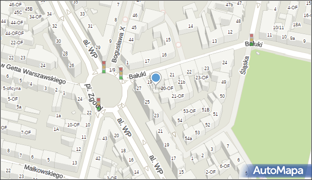 Szczecin, Bałuki Edmunda, 20a, mapa Szczecina