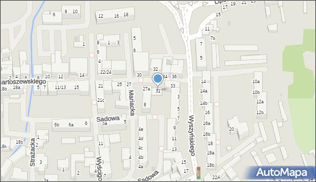 Szczecinek, Bartoszewskiego-Wira, 31, mapa Szczecinek