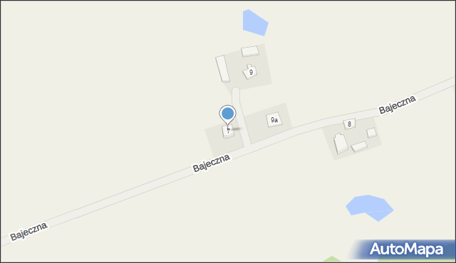 Szczodrowo, Bajeczna, 7, mapa Szczodrowo