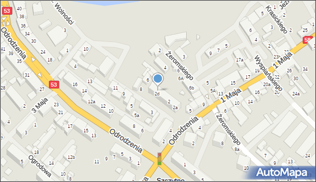 Szczytno, Barcza Reinholda, 4, mapa Szczytno